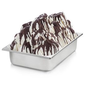 STRACCIATELLA DARK COVERING F072 | Certifications: halal, kosher, gluten free; Pack: box of 10 kg.-2 buckets of 5 kg.; Product f