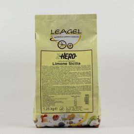ZHERO SICILIAN LEMON - 1.25 KG. - LEAGEL SUGAR-FREE LEMON ICE CREAM BASE | bag of 1,25 kg. | Ready-to-use complete product, fat-