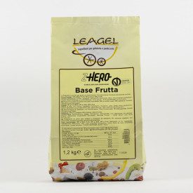 ZHERO FRUIT BASE - 1.2 KG. - LEAGEL SUGAR-FREE FRUIT ICE CREAM BASE | Leagel | bag of 1,2 kg. | Base without thickeners and emul