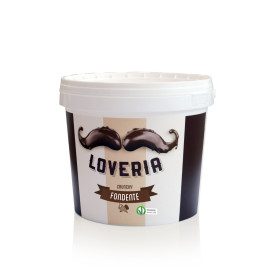 Buy LOVERIA CRUNCHY-DARK CREAM - 5.5 Kg. | Leagel | bucket of 5,5 kg. | The hugely popular Loveria Dark is now available in a br
