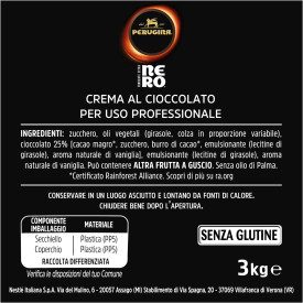 NERO PERUGINA 3 KG CREMA SPALMABILE PER FARCITURA | Nestlé |  8000300417234 | secchiello da 3 kg | La crema spalmabile Nero® Per