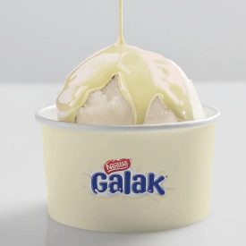 GALAK READY BASE GELATO 1,136 KG. NESTLE' Nestlé |  | La Base Gelato Galak di Nestlé , arricchita dall'iconico cioccolato bianco