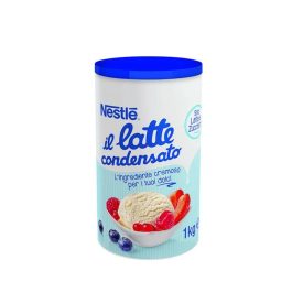 NESTLE' CONDENSED MILK 1 KG 8% FAT CONTENT | Nestlé | 7613287204028 | Pack: jar of 1 kg; Product family: ice cream bases, pastry