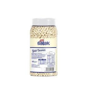 GALAK WHITE CHOCORICE COMFIT 480 GR Nestlé | jar of 480 gr | Galak® White Cioccoriso are exquisite decorations to customize and 