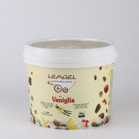 VANILLA PASTE | Leagel | bucket of 3,5 kg. | Vanilla flavoured ice cream paste. Pack: bucket of 3,5 kg.; Product family: flavori