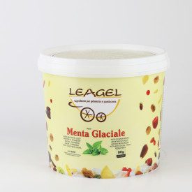 WHITE MINT PASTE | Leagel | bucket of 3,5 kg. | Mint flavoured gelato paste, white colour. Pack: bucket of 3,5 kg.; Product fami