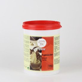 NOUGAT PASTE IN JAR | Leagel | jar of 0,9 kg. | Nougat-flavored paste for ice cream and pastry preparations. Certifications: glu