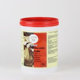 PASTA NOCCIOLA ITALIA IN BARATTOLO | Leagel | secchiello da 1,2 kg. | Pasta pura 100% di Nocciole Italiane di prima scelta. Cert