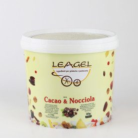 COCOA AND HAZELNUT PASTE 211605 | Certifications: gluten free; Pack: bucket of 3,5 kg.; Product family: hazelnut pastes | Hazeln