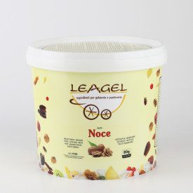 PASTA NOCE | Leagel | secchiello da 3,5 kg. | Pasta al gusto di noce Certificazioni: senza glutine; Confezione: secchiello da 3,