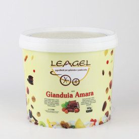 GIANDUIA BITTER PASTE 211005 | Certifications: gluten free; Pack: bucket of 3,5 kg.; Product family: flavoring pastes | Cocoa an