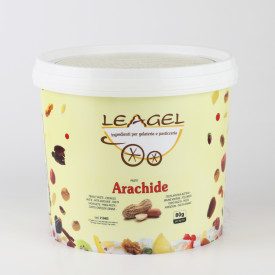 PEANUT PASTE | Leagel | bucket of 5 kg. | Pure Peanut ice cream paste Certifications: gluten free; Pack: bucket of 5 kg.; Produc