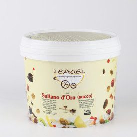 MALAGA PASTE GOLDEN SULTAN WITHOUT RAISIN 3,5 KG. - LEAGEL | Leagel | Certifications: gluten free; Pack: bucket of 3,5 kg.; Prod
