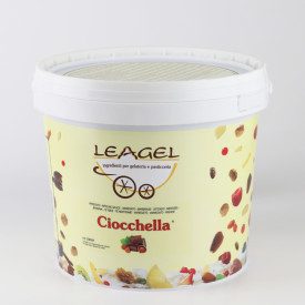 CIOCCHELLA CREAM (HAZELNUT CHOCOLATE) | Leagel | bucket of 6 kg. | Soft cream of cocoa and hazelnuts. With 16% hazelnuts. Certif