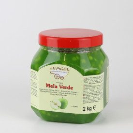 VARIEGATO MELA VERDE | Leagel | barattolo da 2 kg. | Crema per variegare a base di Mele Verdi. Certificazioni: senza glutine; Co