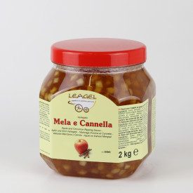 VARIEGATO MELA E CANNELLA | Leagel | barattolo da 2 kg. | Crema per variegare a base di Mele e aromatizzata con pura cannella. C