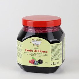 BERRIES CREAM (SOFT FRUITS) | Leagel | jar of 2 kg. | Berry based ripple cream. Certifications: gluten free; Pack: jar of 2 kg.;