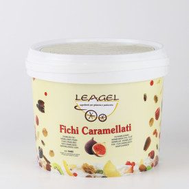 CANDIED FIGS CREAM | Leagel | bucket of 3,5 kg. | Caramelized sauce enriched with figs. Certifications: gluten free; Pack: bucke