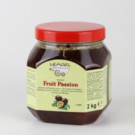 PASSION FRUIT CREAM | Leagel | jar of 2 kg. | Passion fruit based ripple cream. Certifications: gluten free; Pack: jar of 2 kg.;
