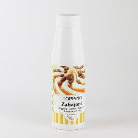 TOPPING ZABAIONE | Leagel | bottle of 1 kg. | Cream to garnish and marbling your gelato, in a handy bottle. Certifications: glut