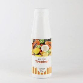 TOPPING TROPICAL | Leagel | bottle of 1 kg. | Cream to garnish and marbling your gelato, in a handy bottle. Certifications: glut