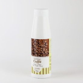 TOPPING COFFEE | Leagel | bottle of 1 kg. | Cream to garnish and marbling your gelato, in a handy bottle. Certifications: gluten