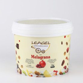 POMEGRANATE PASTE 326705 | Certifications: gluten free; Pack: bucket of 3,5 kg.; Product family: fruit pastes | Pomegranate ice 