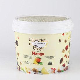 MANGO PASTE 321605 | Certifications: gluten free; Pack: bucket of 3,5 kg.; Product family: fruit pastes | Mango ice cream paste 