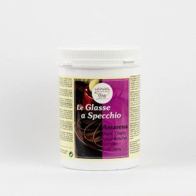 GLASSA SPECCHIO AMARENA - LEAGEL | Leagel | barattolo da 1,5 kg. | Glassa per semifreddi e torte gelato dalla finitura semitrasp