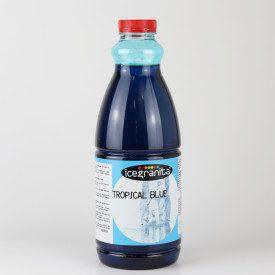 TROPICAL BLUE SYRUP | Leagel | bottle of 3 kg. | Slush granita syrup, tropical blue. Certifications: gluten free; Pack: bottle o