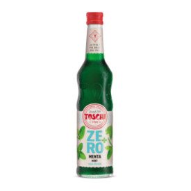 SCIROPPO MENTA ZERO+ | Toschi | Certificazioni: senza glutine, vegan, senza zucchero; Confezione: 6 bottiglie da 0,56 kg.; Tipo 