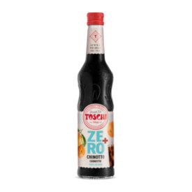 SCIROPPO CHINOTTO ZERO+ | Toschi Vignola | Certificazioni: senza glutine, vegan, senza zucchero; Confezione: 6 bottiglie da 0,56