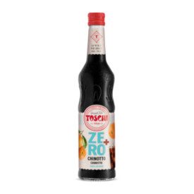 CHINOTTO SYRUP ZERO+ | Toschi Vignola | Certifications: gluten free, vegan, sugar free; Pack: 6 bottles of 0.56 kg.; Product fam