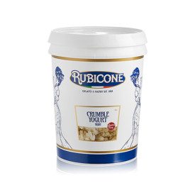 CREAMY CRUMBLE YOGURT | Rubicone | Certifications: gluten free; Pack: box of 8 kg. - 2 buckets of 4 kg.; Product family: crumble