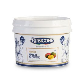 ALPHONSO MANGO VARIEGATE | Rubicone | Certifications: gluten free, dairy free, vegan; Pack: box of 6 kg. - 2 buckets of 3 kg.; P